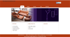 Desktop Screenshot of mueblesterrazas.com