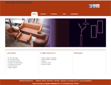 Tablet Screenshot of mueblesterrazas.com